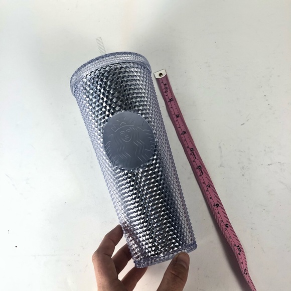 Starbucks Holiday Stud Venti Silver Tumbler 2019 - Picture 2 of 8
